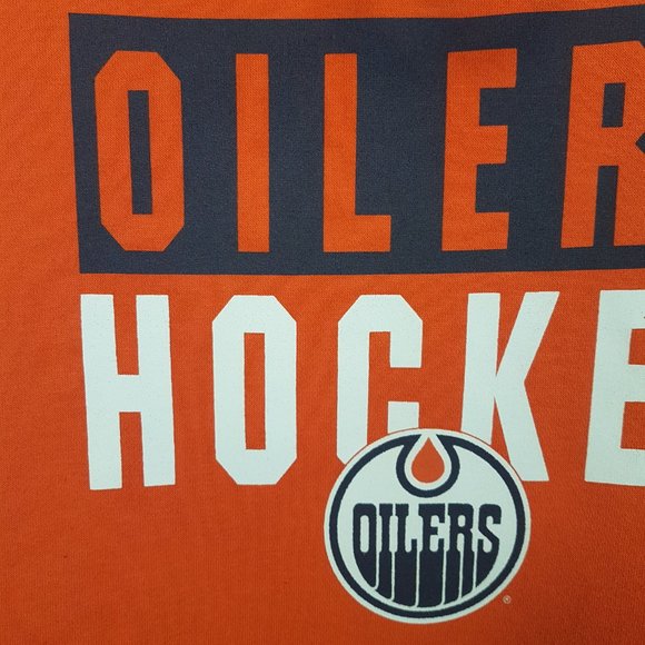 Vintage OILERS STORE EXCLUSIVE Hoodie Small US S NHL Edmonton Oilers Sleeveless - Picture 6 of 16